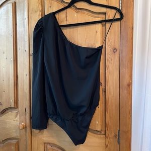 Abercrombie one sleeve bodysuit